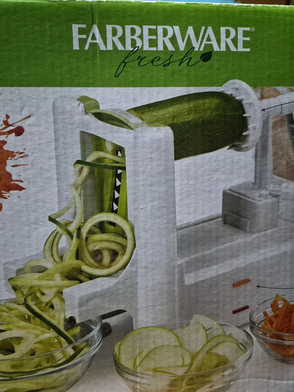 Farberware Fresh Green Spiralizer and Vegetable Slicer